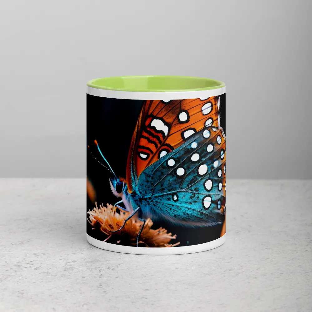 Whispers of Color: The Butterfly's Embrace