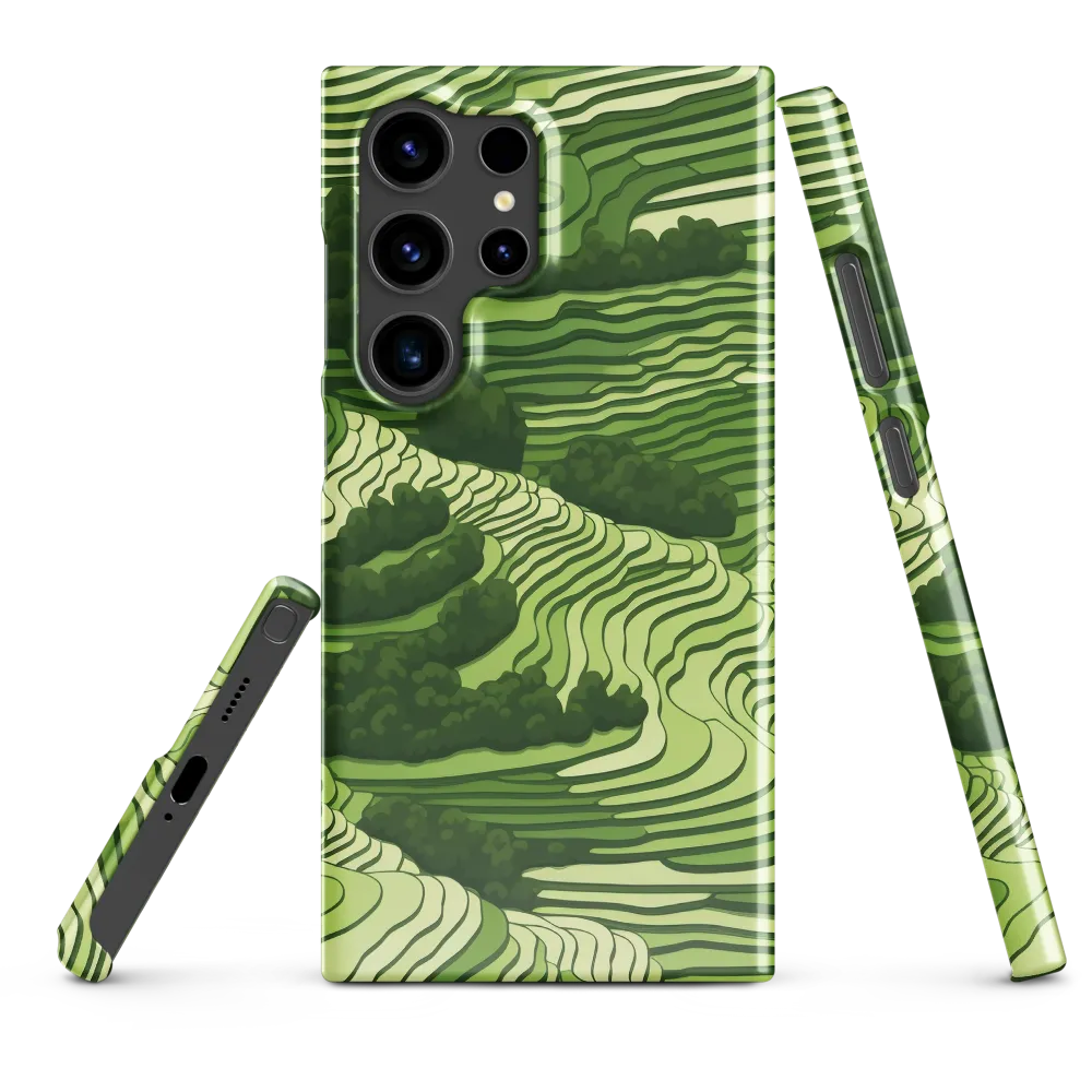 Waves of Green: An Abstract Landscape