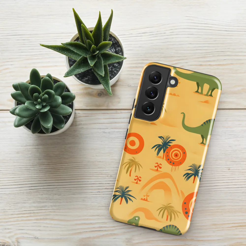 Prehistoric Playtime | Phone Case |  S22 | Tough Case | Glossy