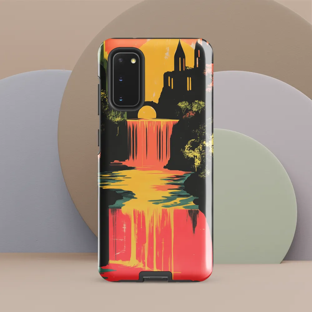 Elysian Echoes: A Surreal Reflections | Phone Case |  S20 | Tough Case | Glossy