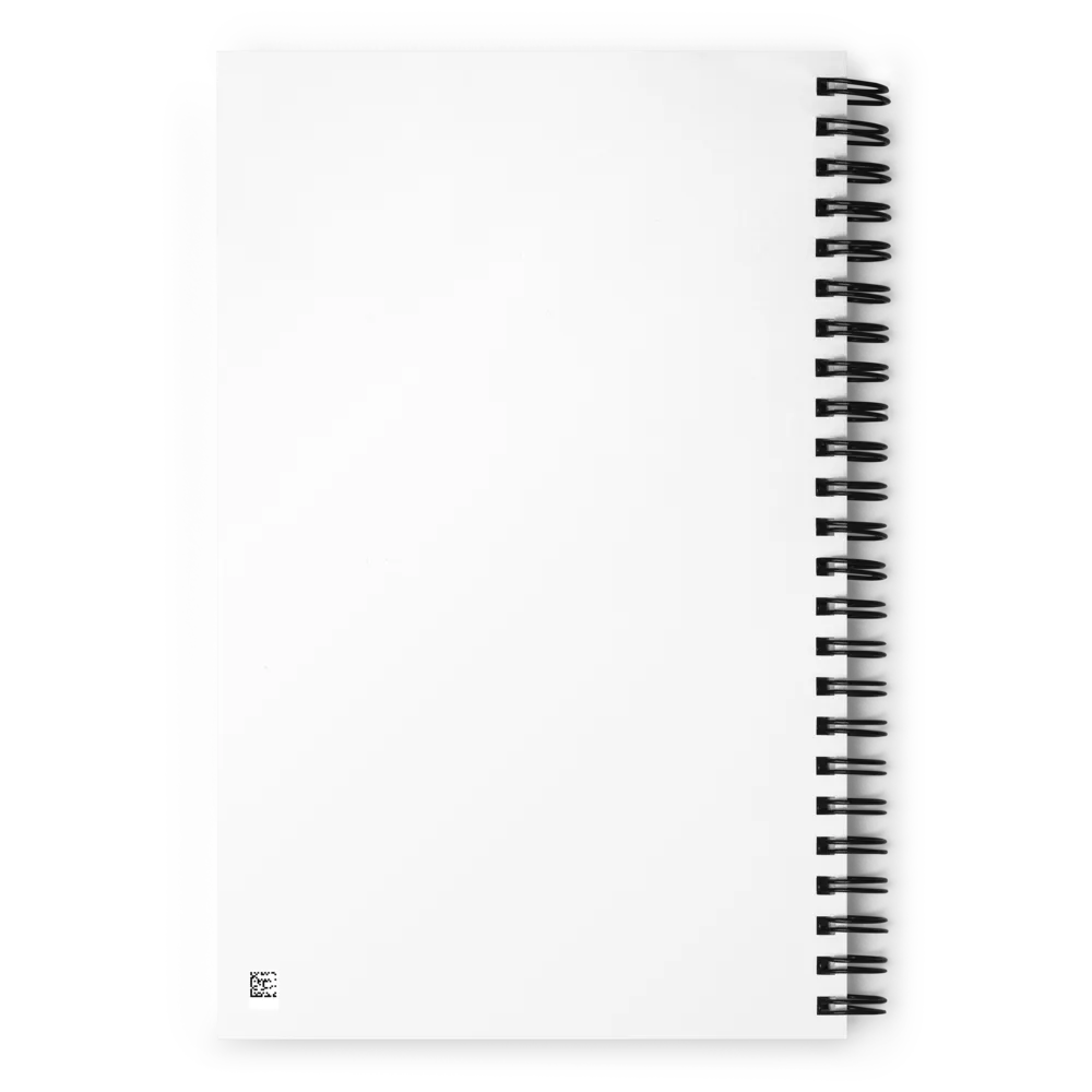 Elegance in Black and White | Spiral Notebook