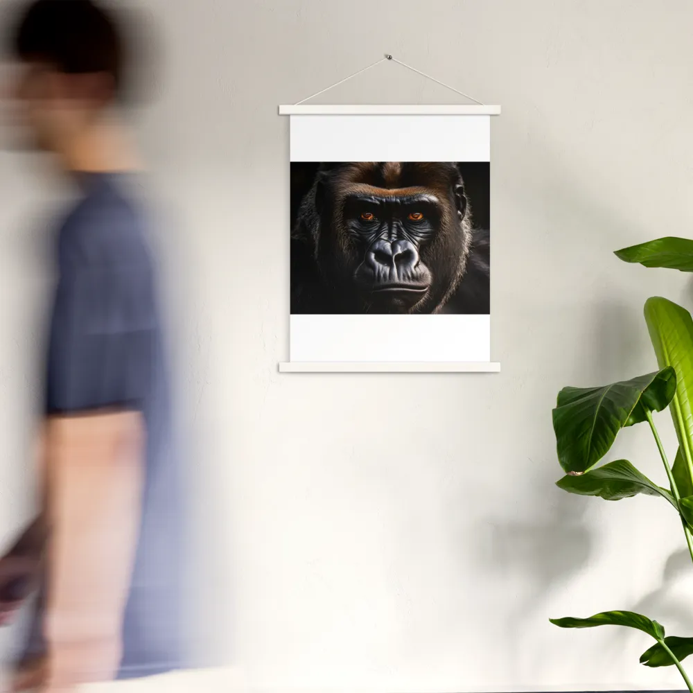 Majestic Gaze | Poster With White Wood Hanger | 18″×24″