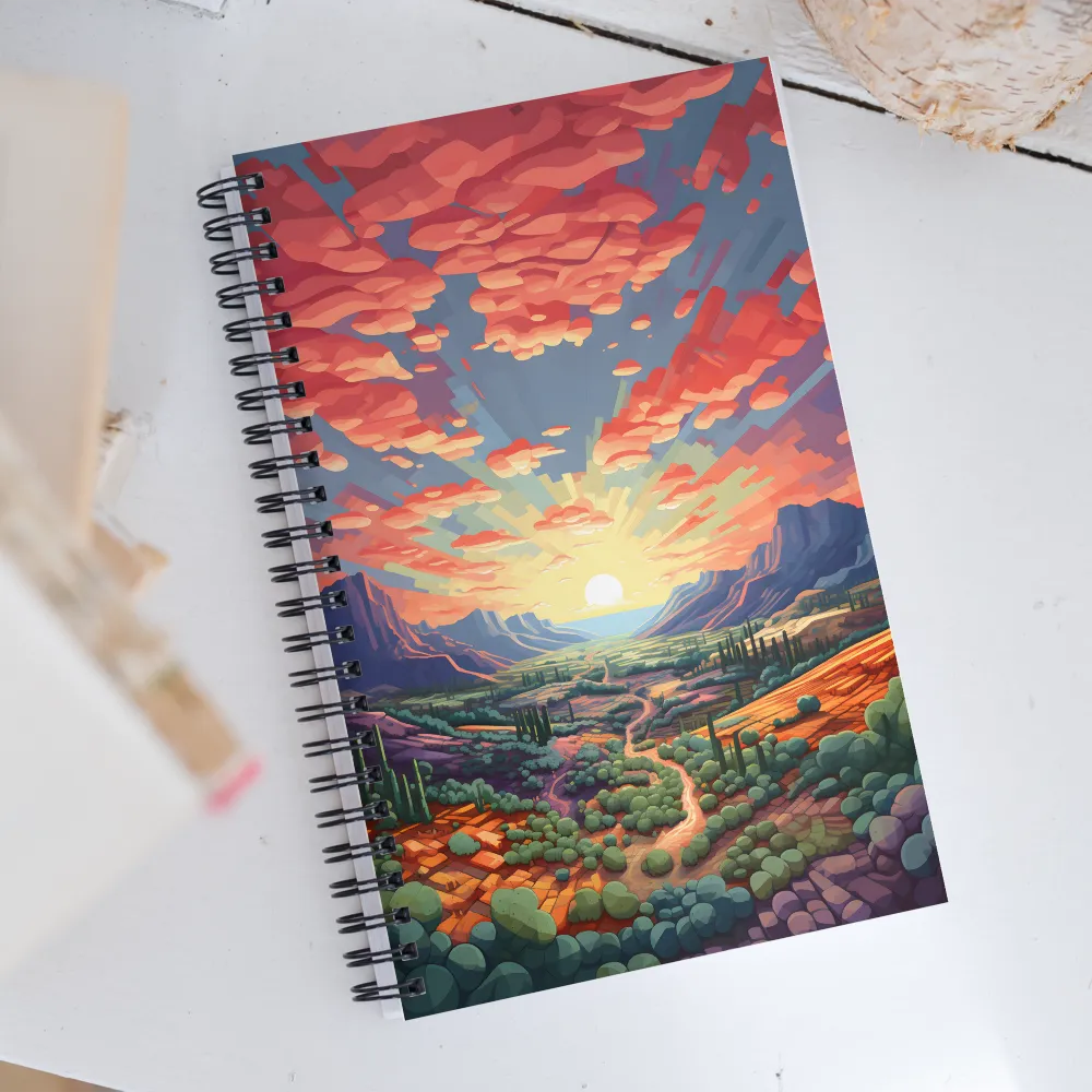 Serenity at Dusk | Spiral Notebook