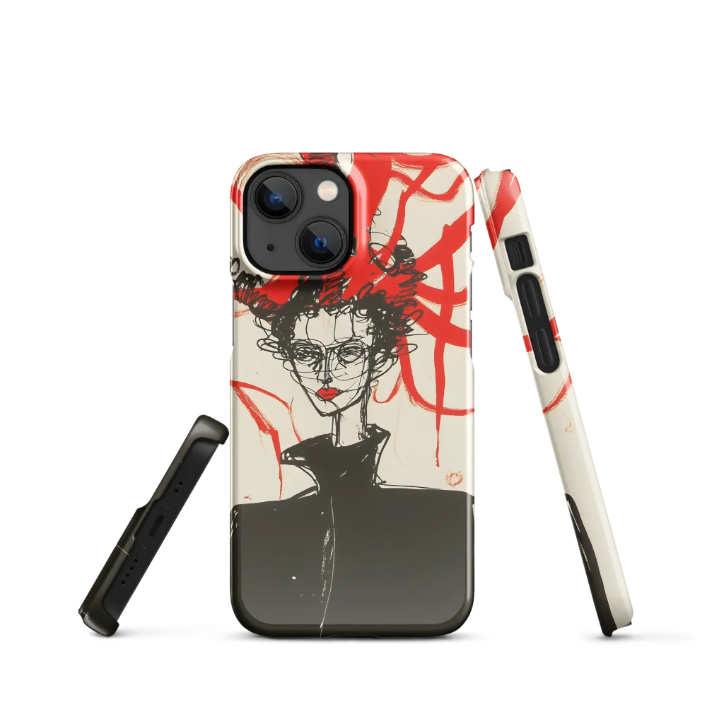 Dramatic Elegance in Red and Black