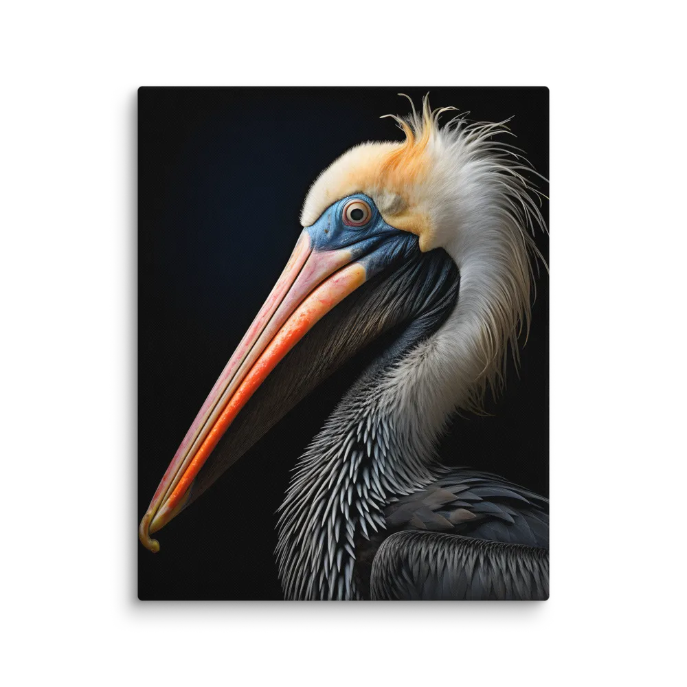 Majestic Portrait of a Pelican | Canvas | 24″×30″