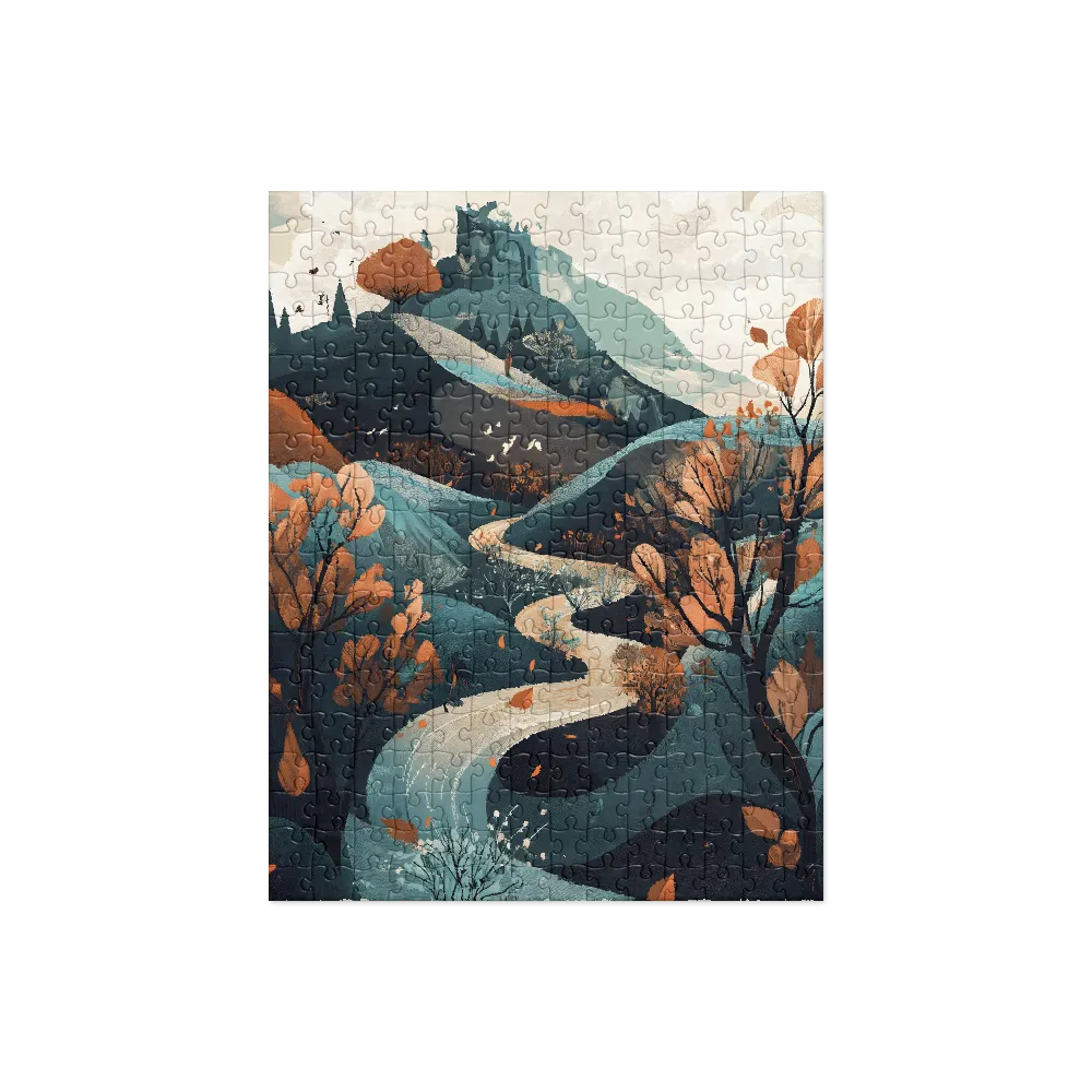 Whispers of Autumn: A Serene Landscape