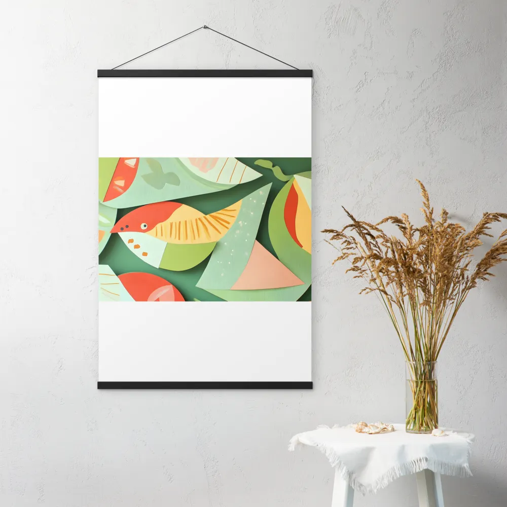 Nature's Palette | Poster With Black Wood Hanger | 24″×36″