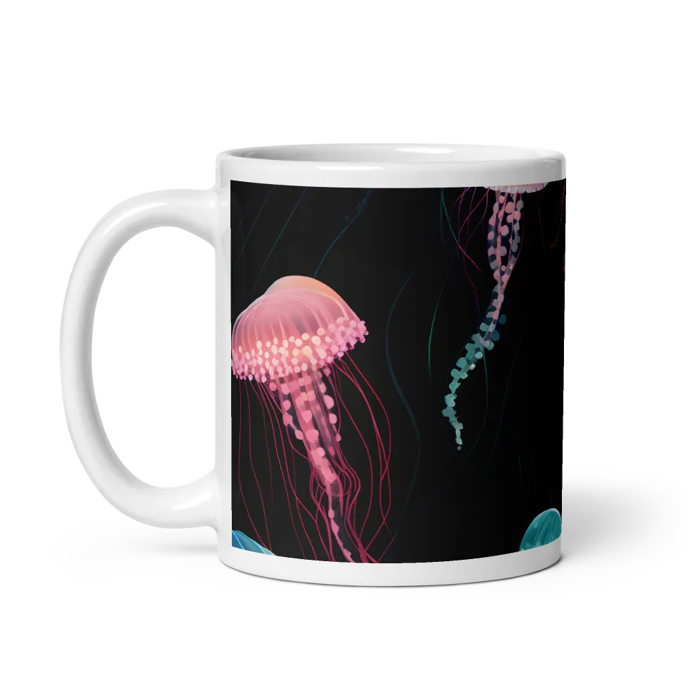 Ethereal Dance of Jellyfish | Mugs | Multiple Sizes & Colors