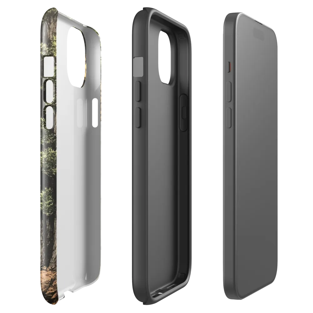 The Whispering Skull: A Surreal Encounter with Nature | Phone Case |  15 Plus | Tough Case | Glossy