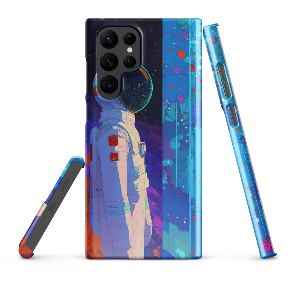 Cosmic Exploration: The Astronaut's Journey | Phone Case |  S22 Ultra | Snap Case | Glossy