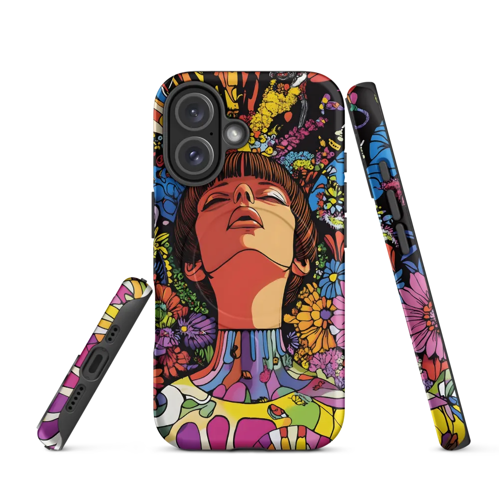 Vibrant Ecstasy: A Psychedelic Portrait