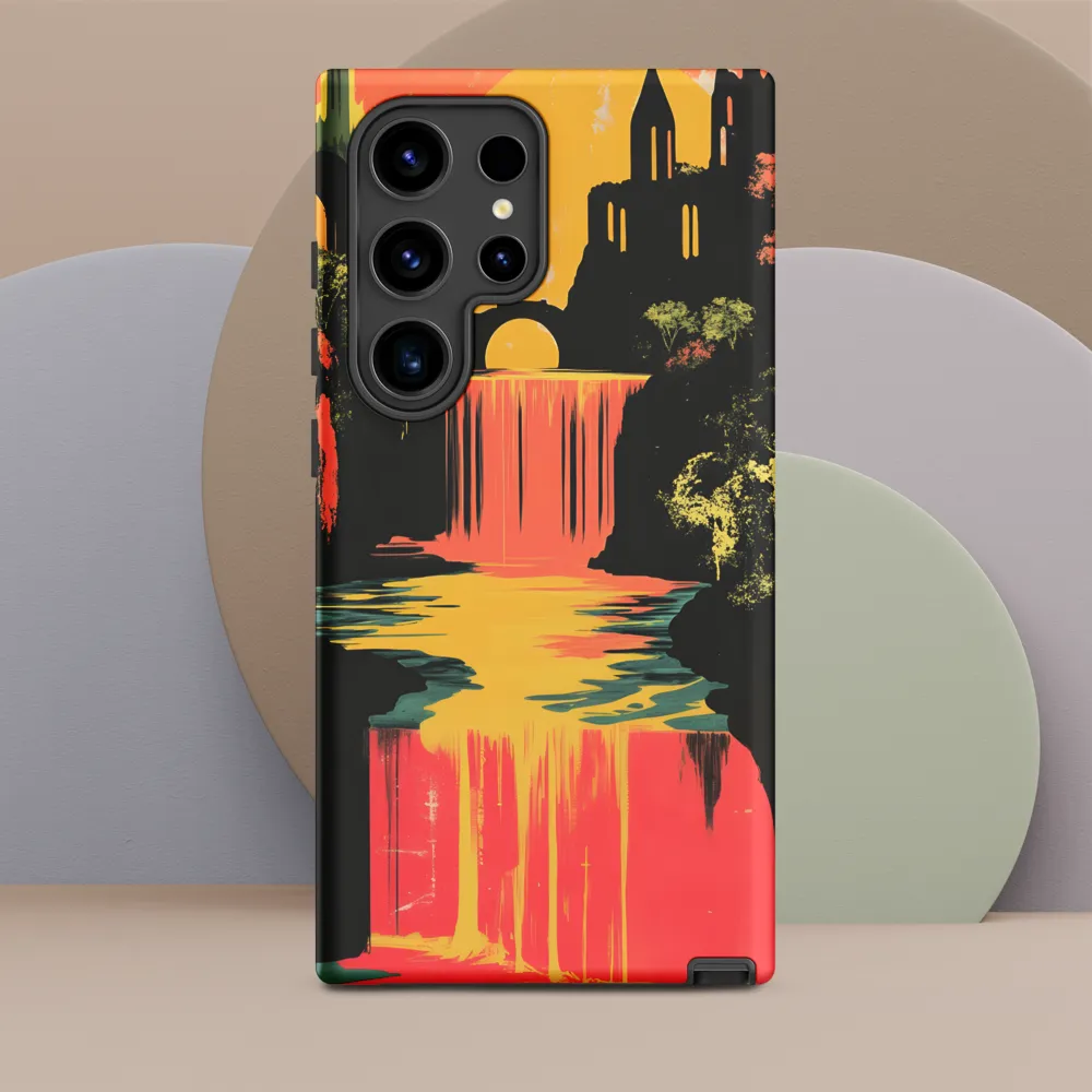 Elysian Echoes: A Surreal Reflections | Phone Case |  S24 Ultra | Tough Case | Matte