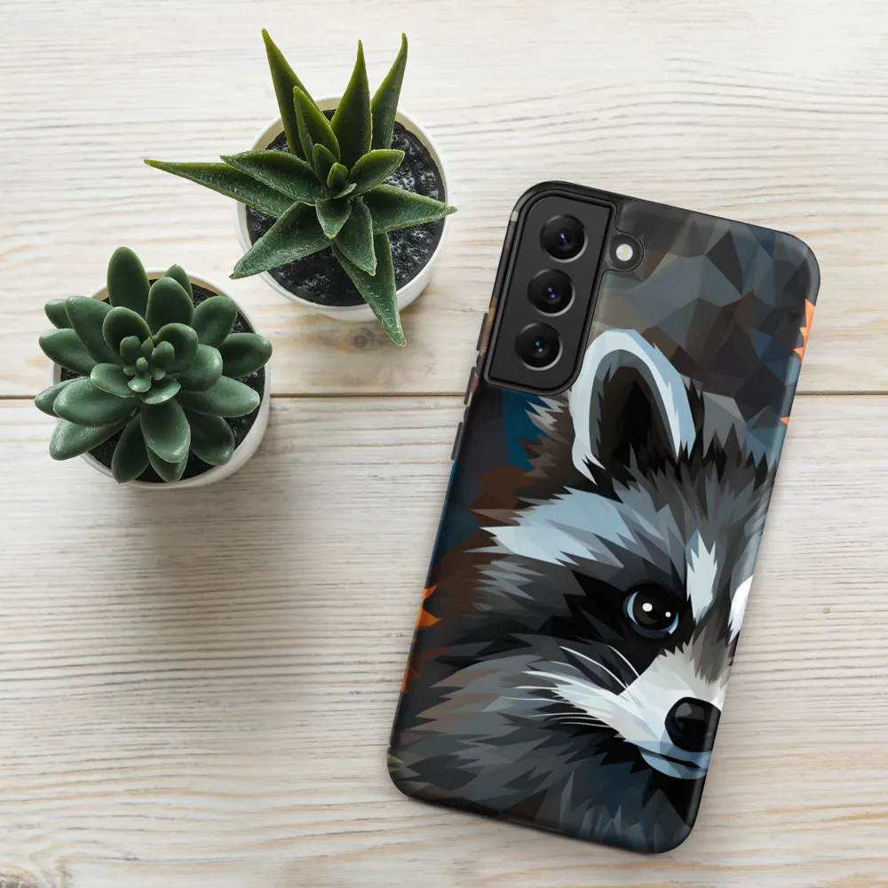 Whispers of Autumn: The Raccoon's Gaze
