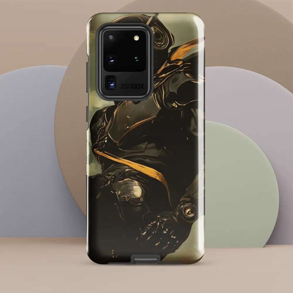 Ethereal Explorer: The Enigmatic Astronaut | Phone Case |  S20 Ultra | Tough Case | Glossy