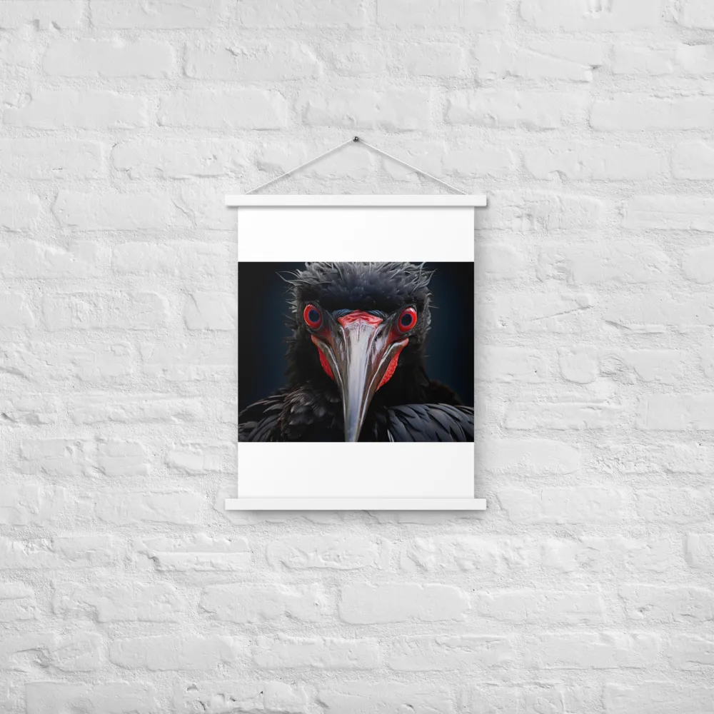Gaze of the Abyss | Poster With White Wood Hanger | 18″×24″