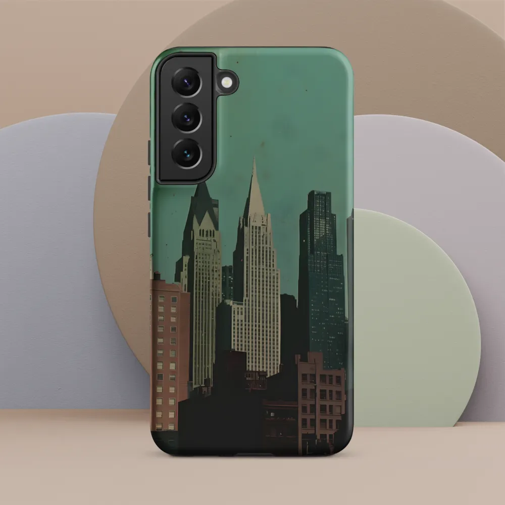 Urban Nostalgia: A Retro Cityscape