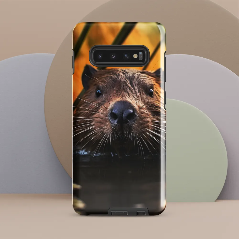 Beaver Serenity: A Natural Portrait | Phone Case |  S10 Plus | Tough Case | Glossy