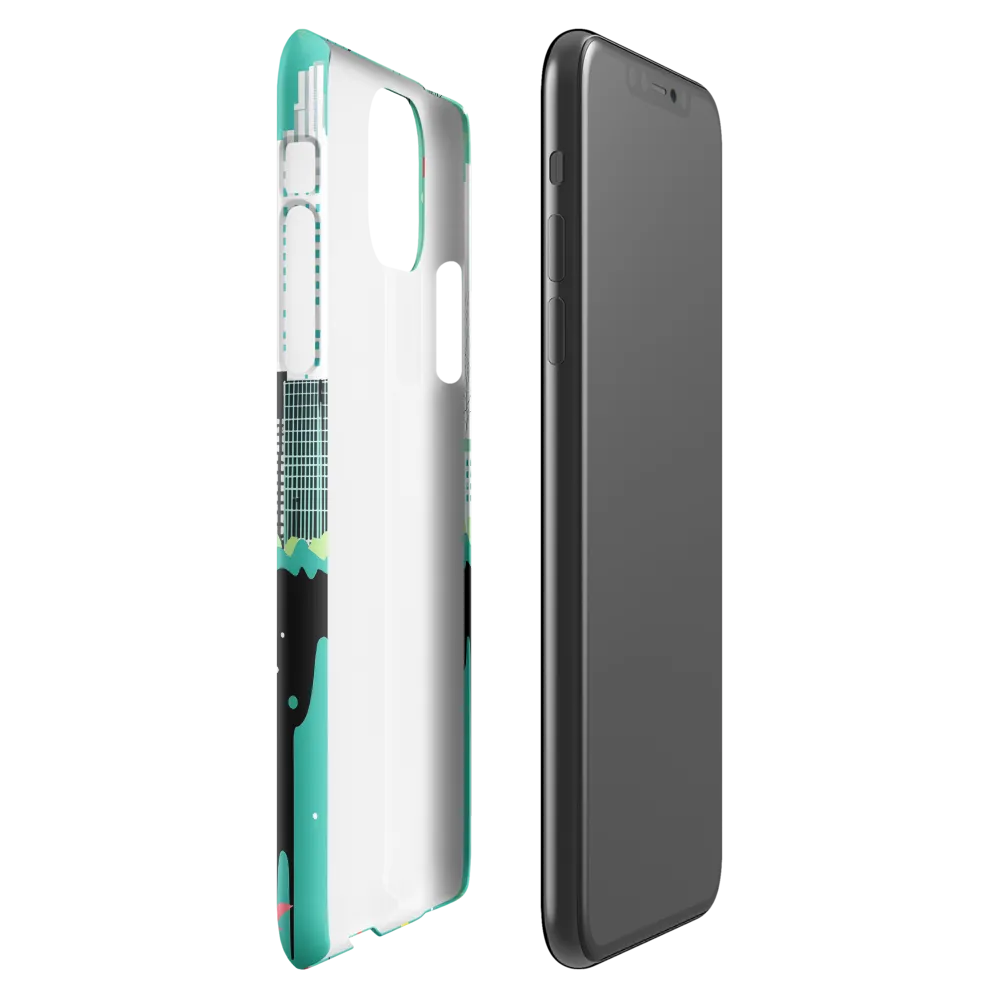 Urban Symphony: A Teal Tale | Phone Case |  11 Pro Max | Snap Case | Glossy