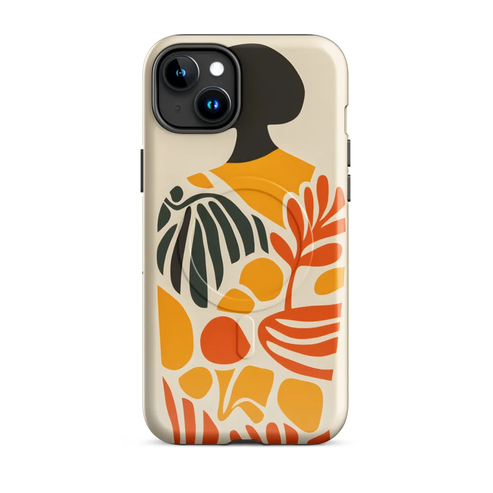 Silhouette with Botanical Cutouts