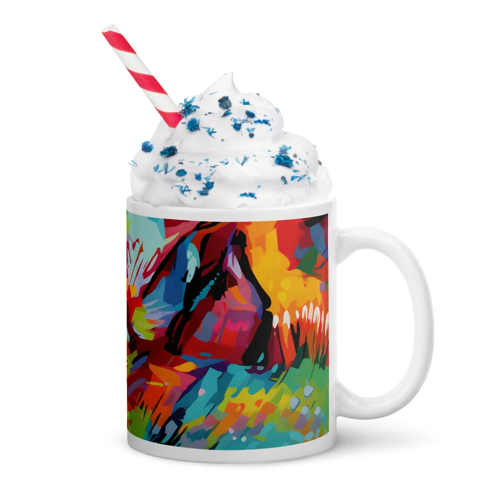 Colorful Lizard: An Abstract Adventure | Mugs | Multiple Sizes & Colors