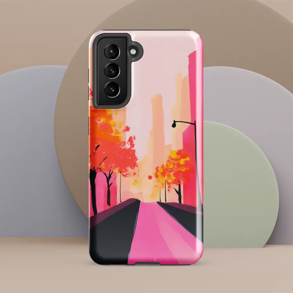 Autumn Serenity in the City | Phone Case |  S21 FE | Tough Case | Glossy