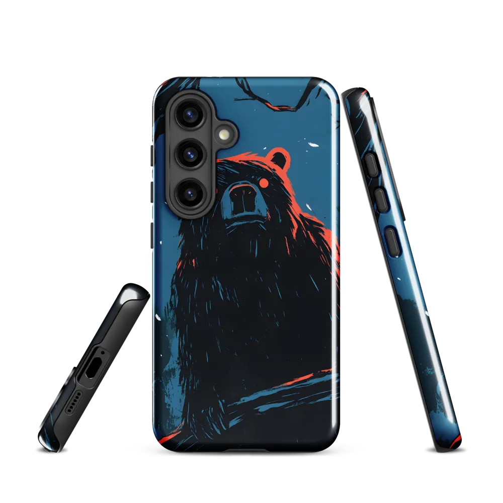 Eerie Majesty: A Bear in the Night