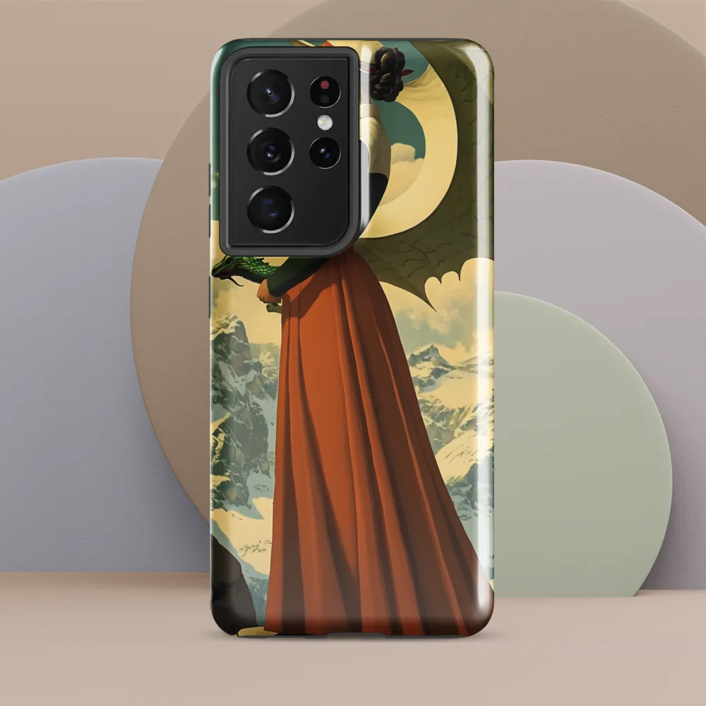 Mystic Harmony: The Dragon Keeper | Phone Case |  S21 Ultra | Tough Case | Glossy