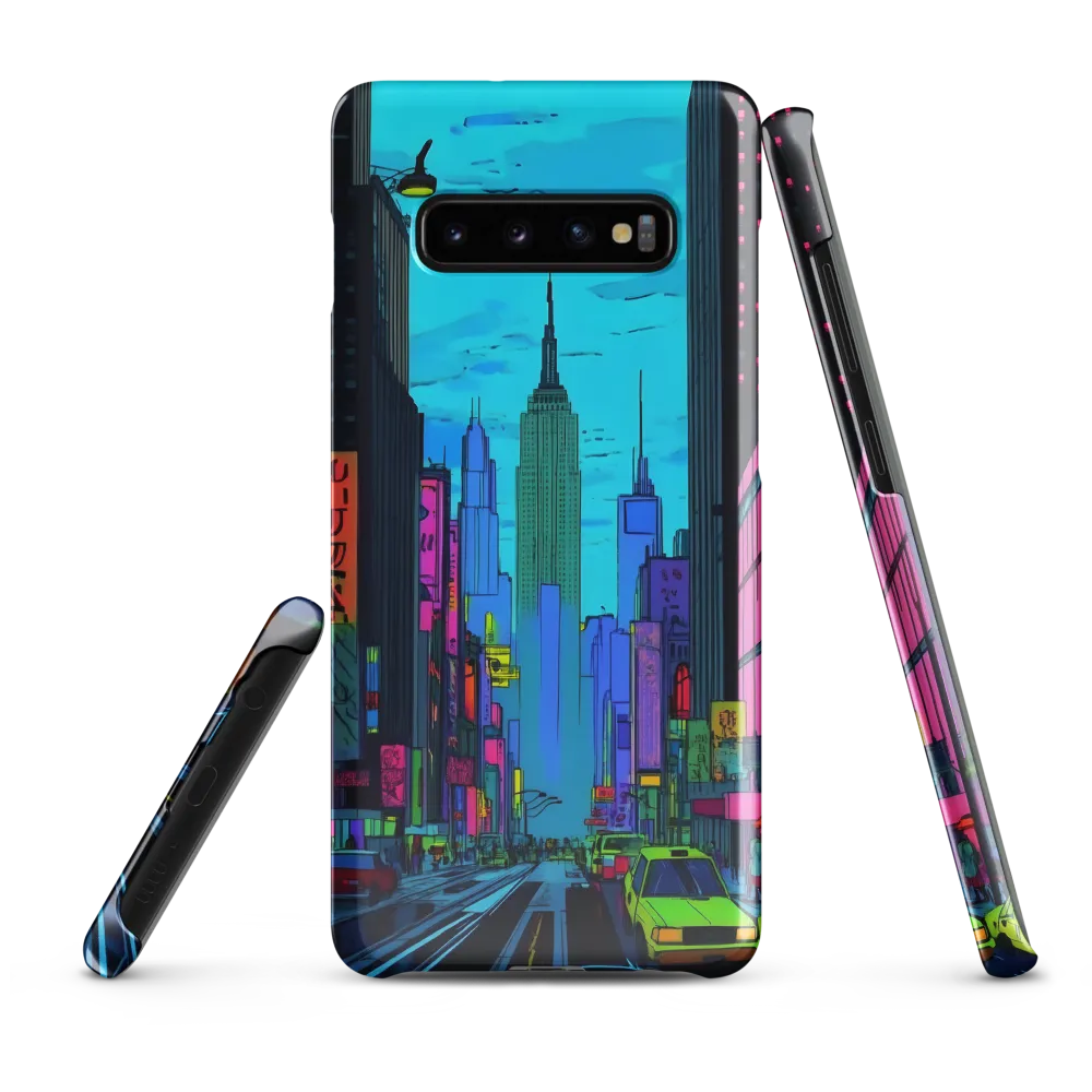 Neon Dreams of the City | Phone Case |  S10 Plus | Snap Case | Glossy