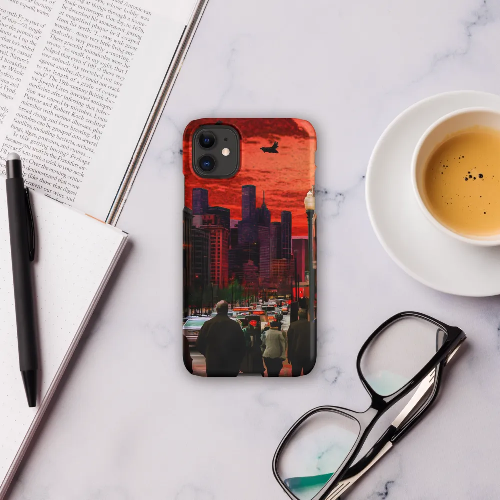 Urban Reverie: Stratospheric Shadows | Phone Case |  11 | Snap Case | Matte