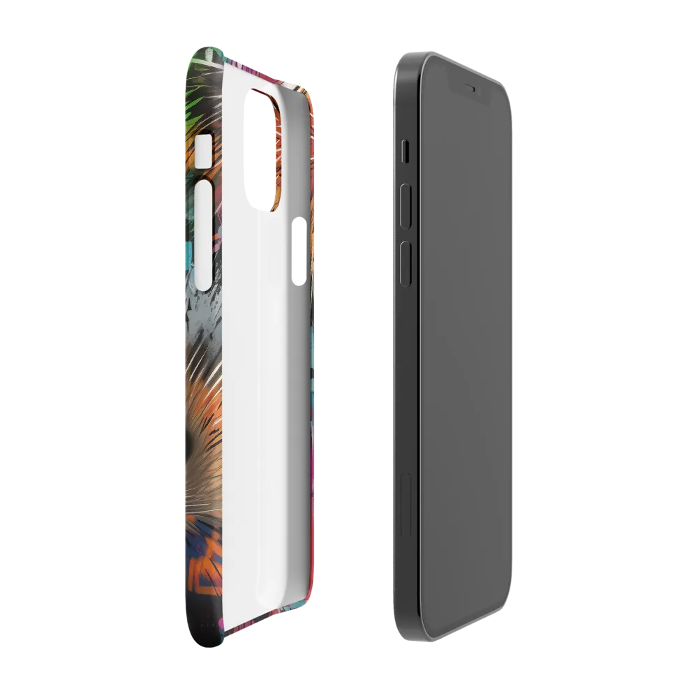 Whimsical Hedgehogs in a Kaleidoscopic Wonderland | Phone Case |  12 | Snap Case | Matte