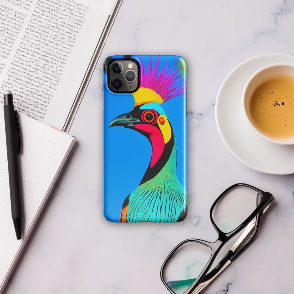 Whimsical Avian Portrait | Phone Case |  11 Pro Max | Snap Case | Glossy