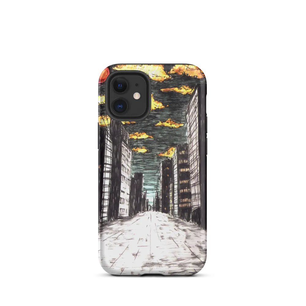 Eclipsed Cityscape
