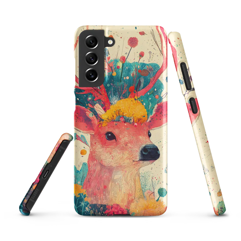Whimsical Harmony: A Deer in Bloom