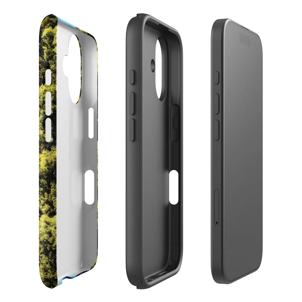 Aerial Harmony: Modernist Serenity | Phone Case |  16 | Tough Case | Matte