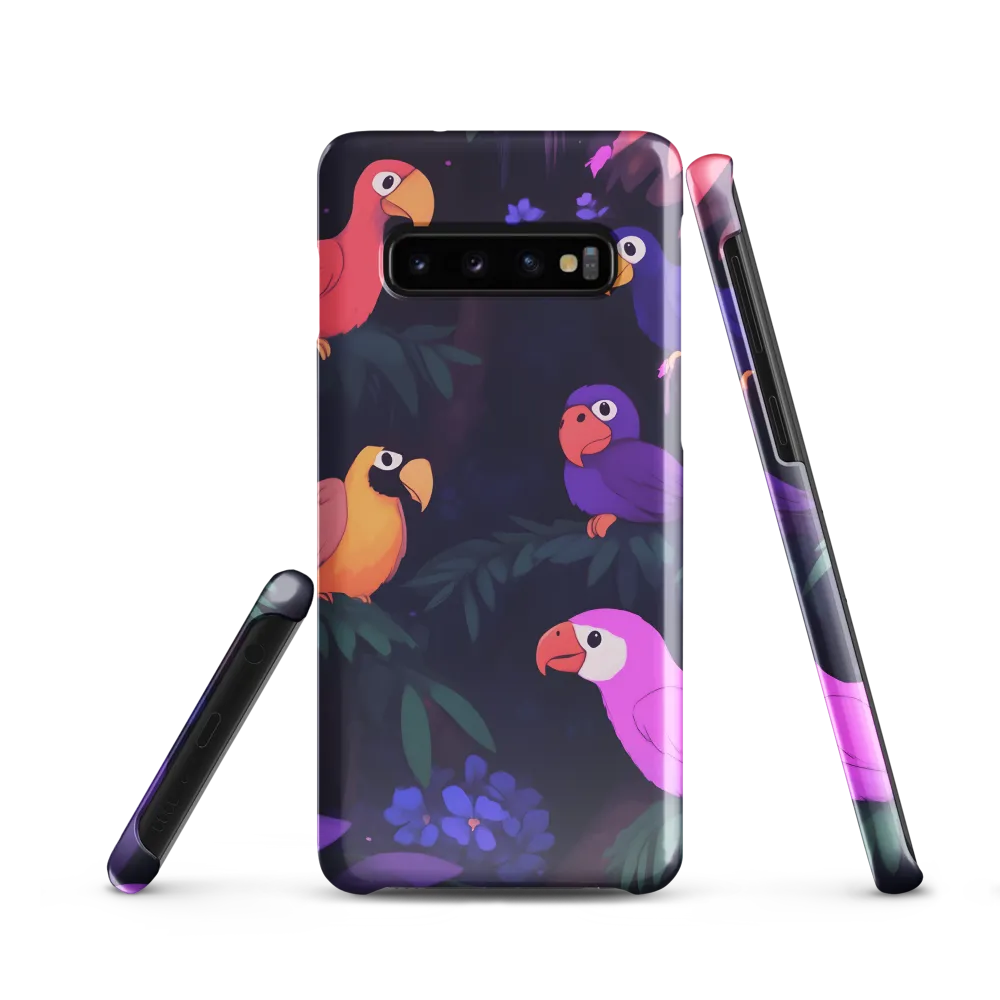 Tropical Parrot Playground | Phone Case |  S10 | Snap Case | Glossy