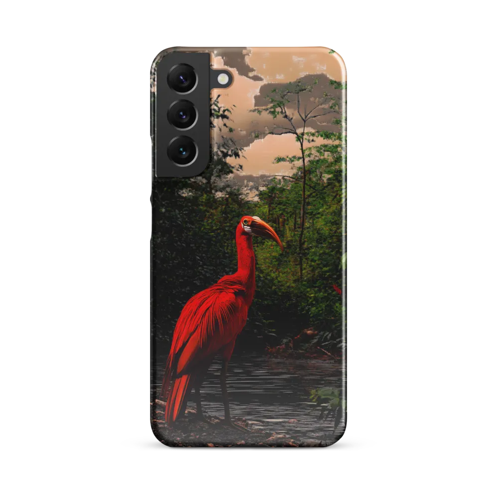 Enigmatic Elegance: The Scarlet Observer