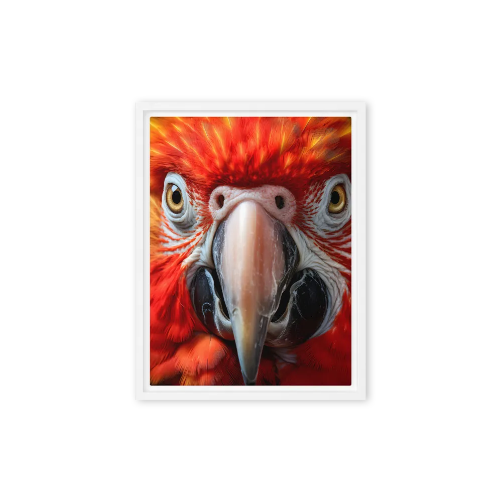 The Fiery Gaze of the Parrot