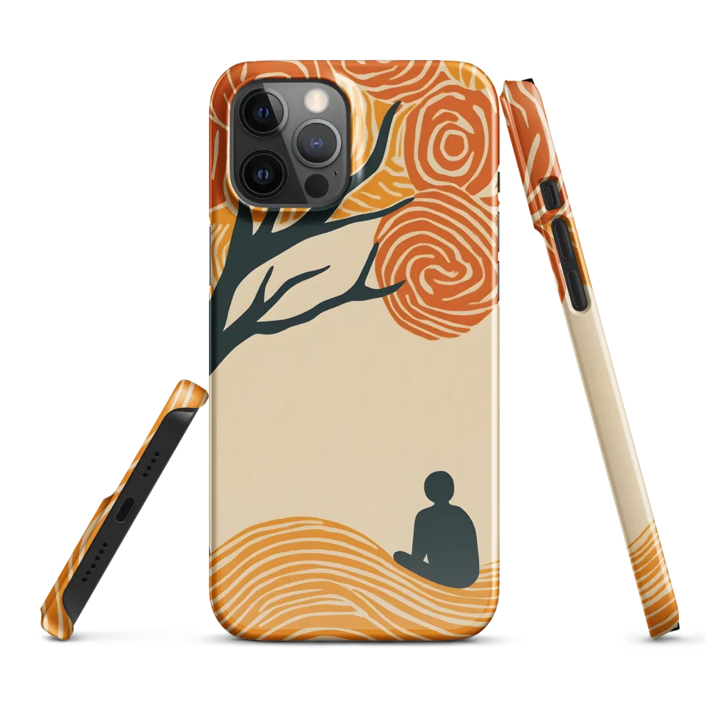 Silent Reflections under Swirling Leaves | Phone Case |  12 Pro Max | Snap Case | Glossy