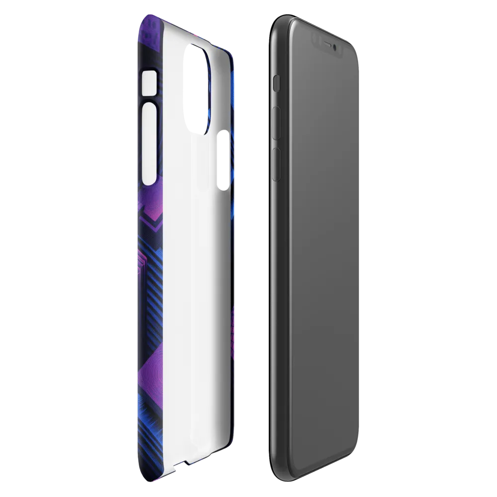 Geometric Dreams in Blue and Purple | Phone Case |  11 Pro Max | Snap Case | Glossy