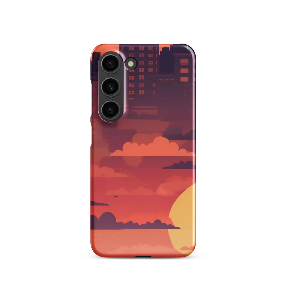 Urban Dusk: A Symphony of Cityscapes | Phone Case |  S23 | Snap Case | Glossy