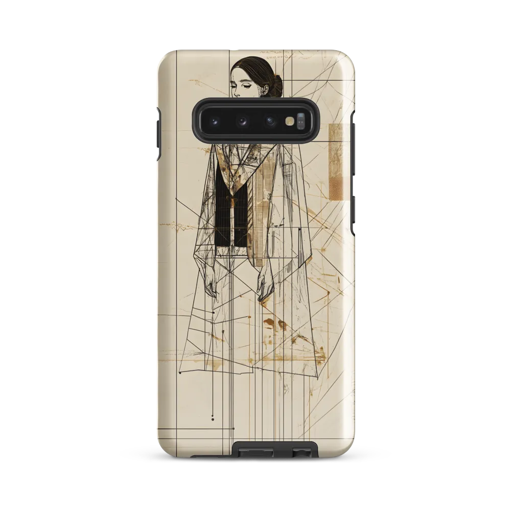 Elegance in Lines | Phone Case |  S10 Plus | Tough Case | Glossy