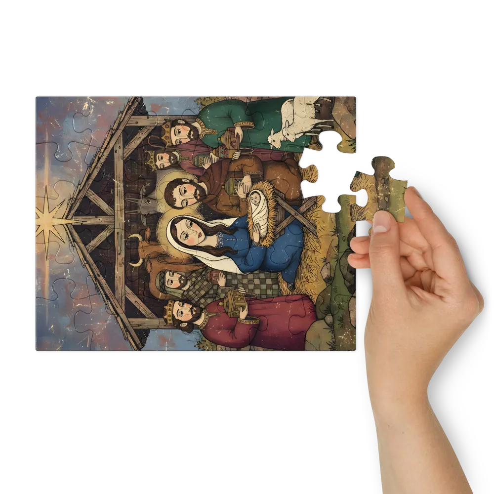 Star of Bethlehem 
 Jigsaw Puzzle in Tin Box