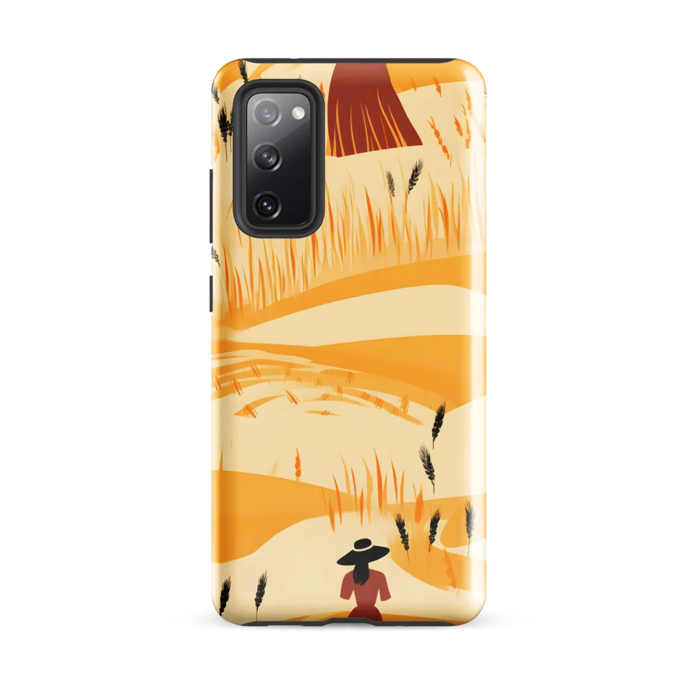 Embracing the Fields: A Floral Journey | Phone Case |  S20 FE | Tough Case | Glossy