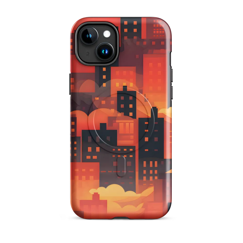 Radiance of the Urban Horizon | Phone Case |  15 Plus | MagSafe® Tough Case | Glossy
