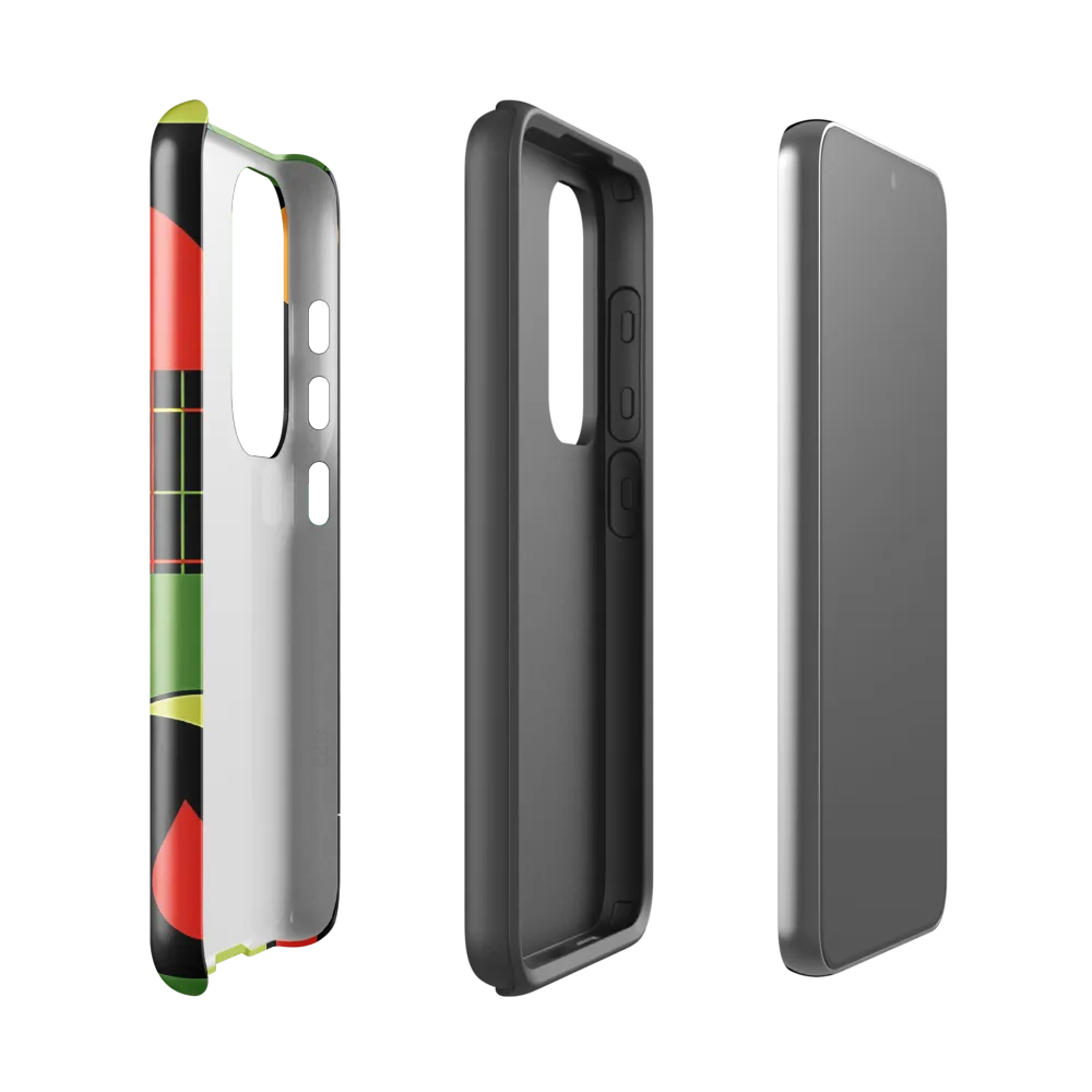 Geometric Harmony | Phone Case |  S23 | Tough Case | Glossy