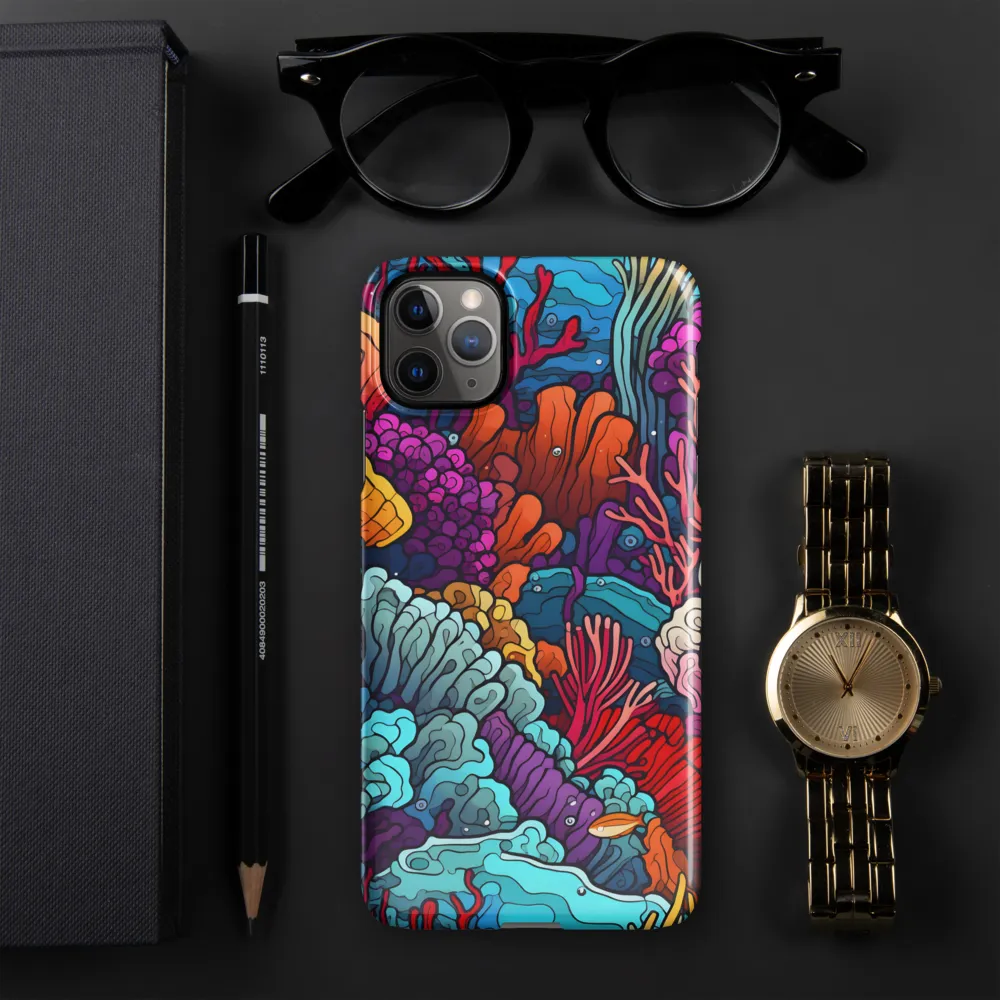 Vibrant Underwater Symphony | Phone Case |  11 Pro Max | Snap Case | Glossy