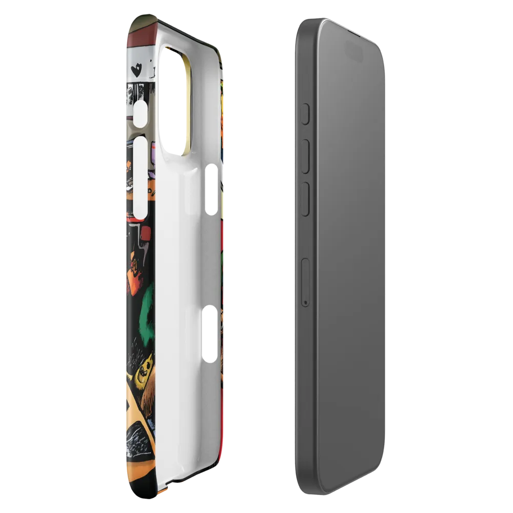 Whimsical Gathering in a Colorful Realm | Phone Case |  16 Pro Max | Snap Case | Glossy