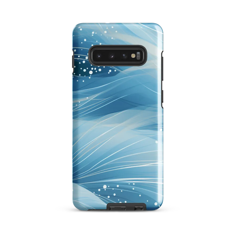 Ethereal Ocean Waves | Phone Case |  S10 Plus | Tough Case | Glossy