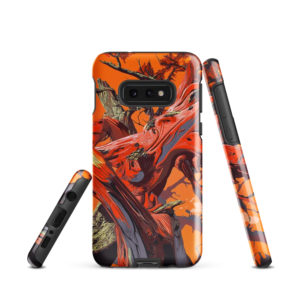 Life in Motion: An Abstract Tree | Phone Case |  S10e | Tough Case | Glossy