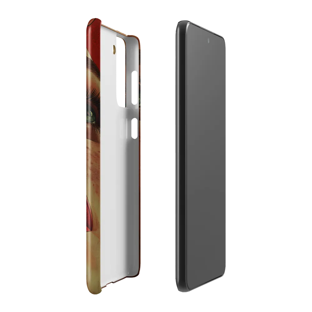 Red Intensity: A Portrait of Elegance